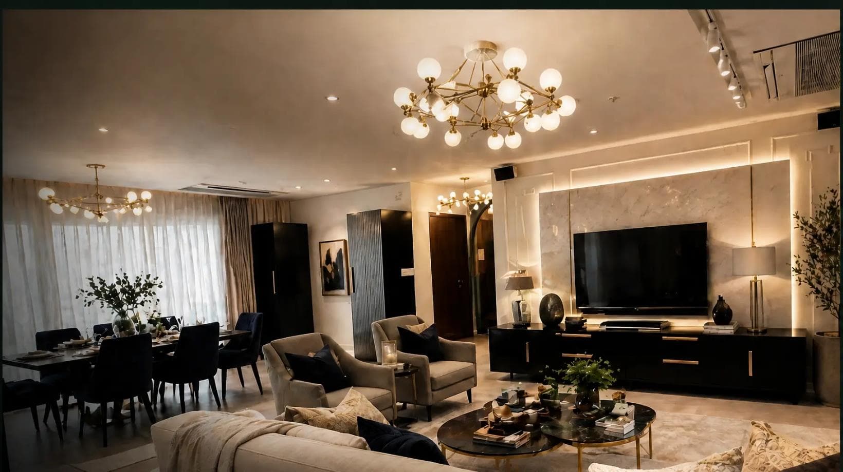 Open-Plan Living & Dining