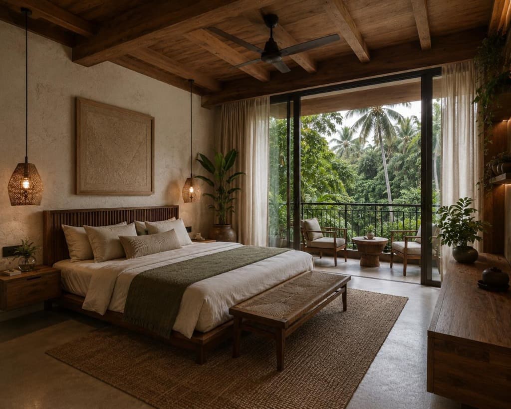 Tropical Bedrooms — Retreat 075